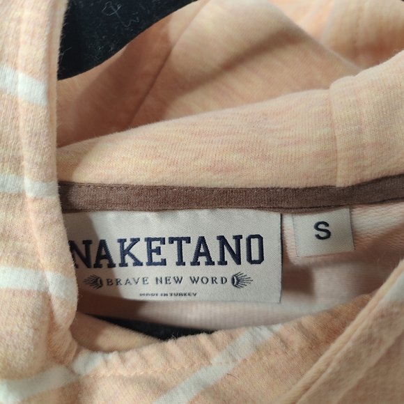 Naketano Small Peach striped sweatshirt - Picture 3 of 8